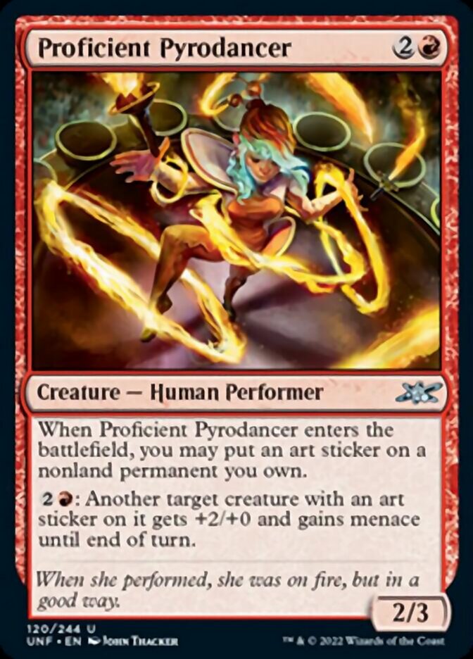 Proficient Pyrodancer [Unfinity] Foil