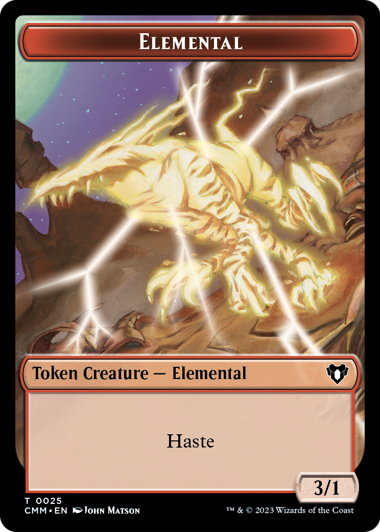 Elemental  [Commander Masters Tokens]
