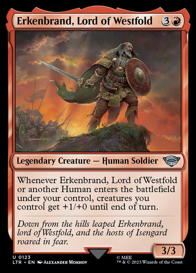 Erkenbrand, Lord of Westfold [The Lord of the Rings: Tales of Middle-Earth] Foil