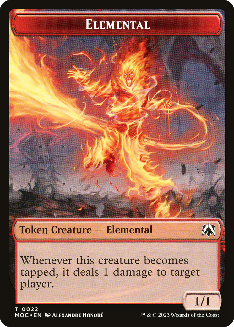Elemental  [March of the Machine Commander Tokens]