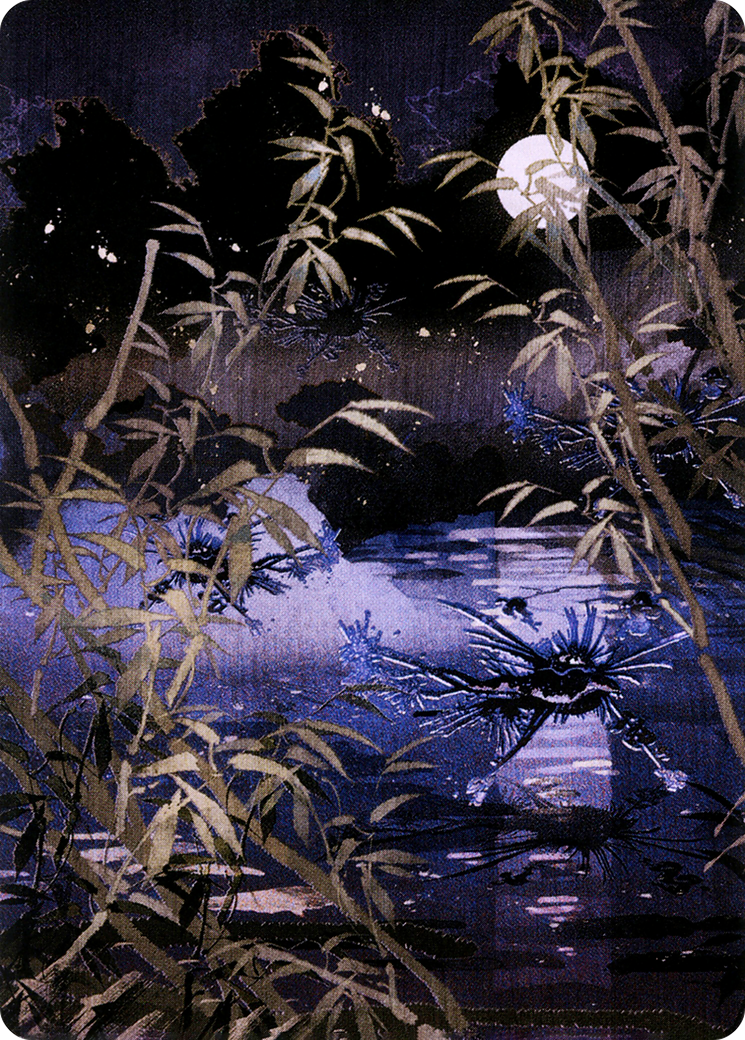 Swamp // Swamp  [Neon Dynasty Art Series] (Borderless)