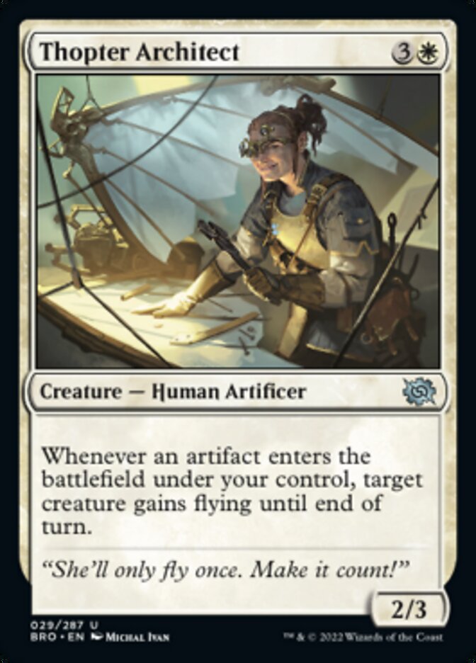 Thopter Architect [The Brothers' War] Foil
