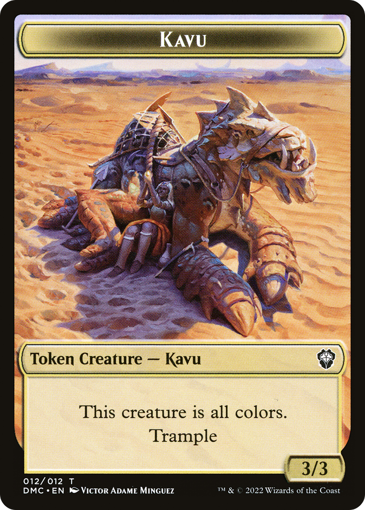 Kavu  [Dominaria United Commander Tokens]