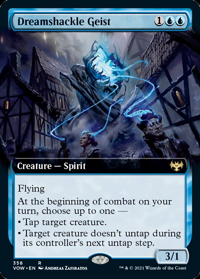 Dreamshackle Geist (Extended Art) [Innistrad: Crimson Vow] Foil