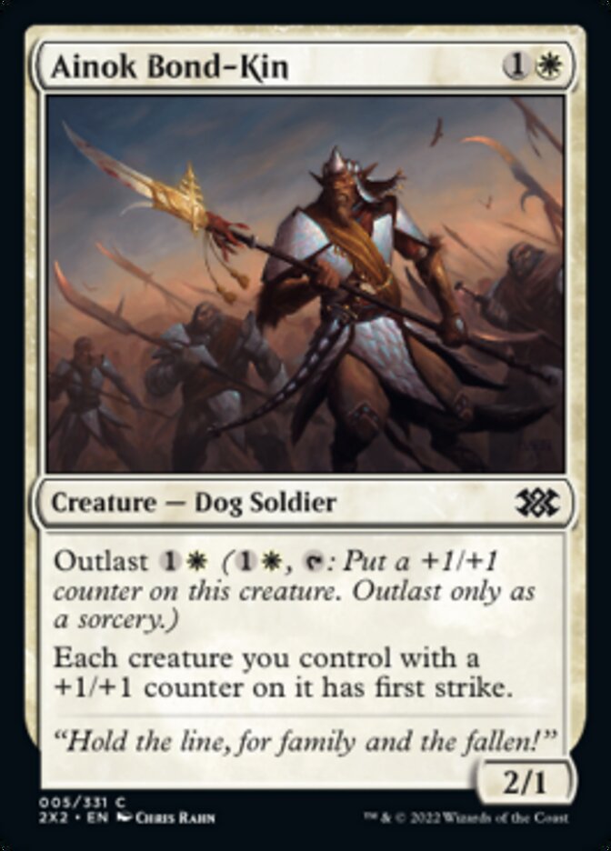 Ainok Bond-Kin [Double Masters 2022] Foil