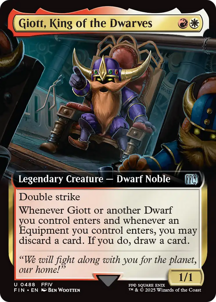 Giott, King of the Dwarves (Extended Art) [FINAL FANTASY] Foil