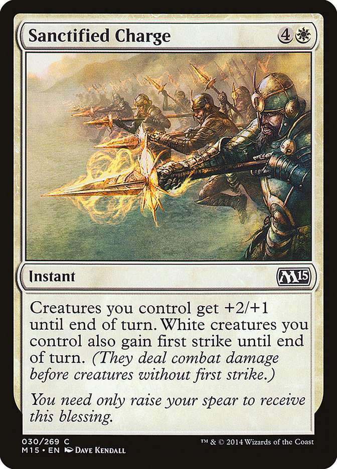 Sanctified Charge [Magic 2015] Foil