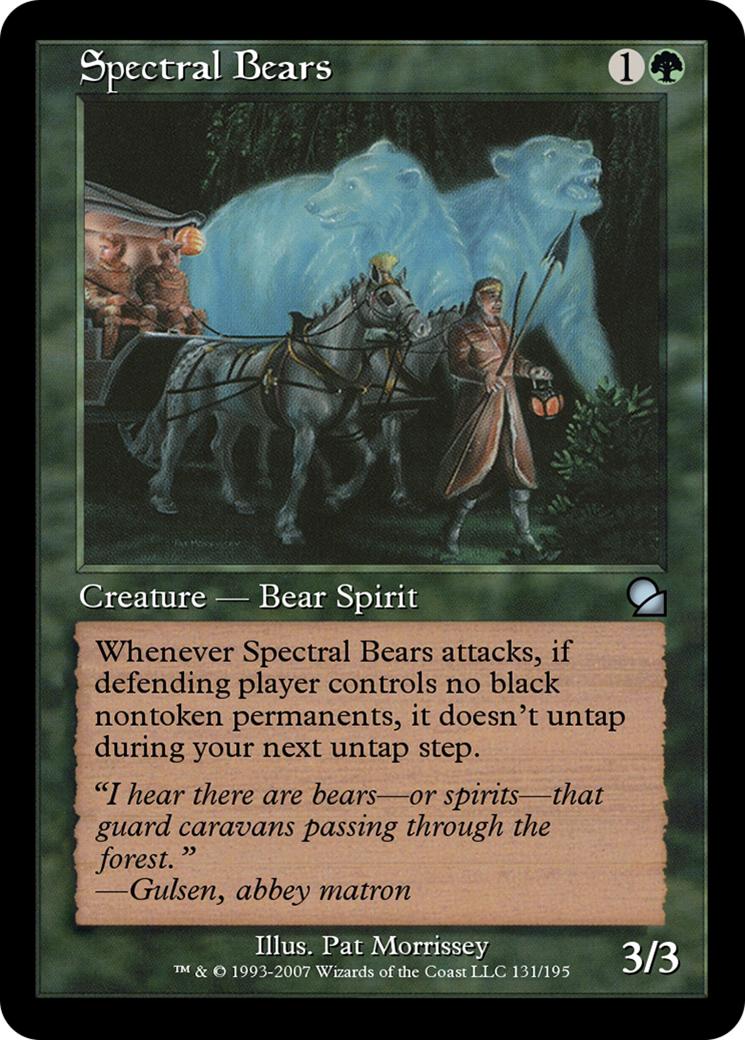 Spectral Bears  [Masters Edition] Foil