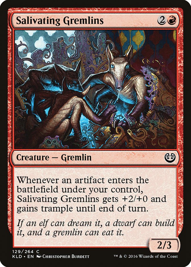 Salivating Gremlins [Kaladesh] Foil