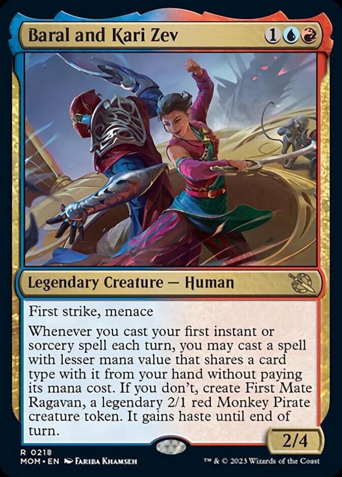 Baral and Kari Zev [March of the Machine] Foil