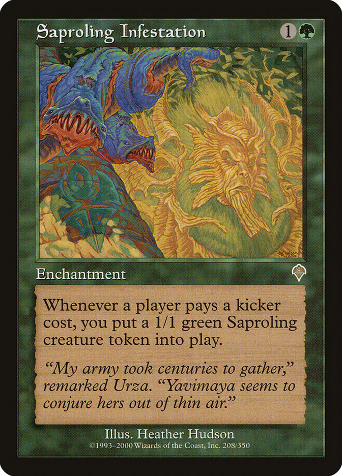 Saproling Infestation [Invasion] Foil