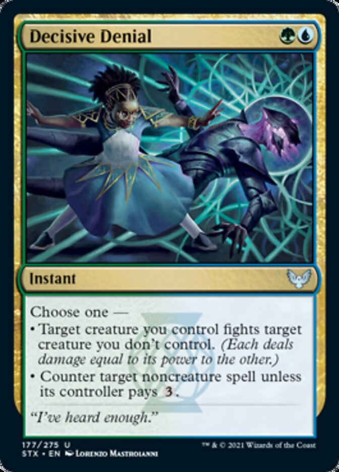 Decisive Denial [Strixhaven: School of Mages] Foil