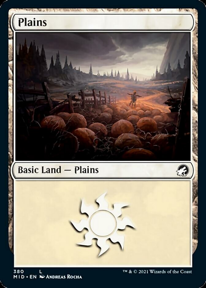 Plains (380) [Innistrad: Midnight Hunt] Foil