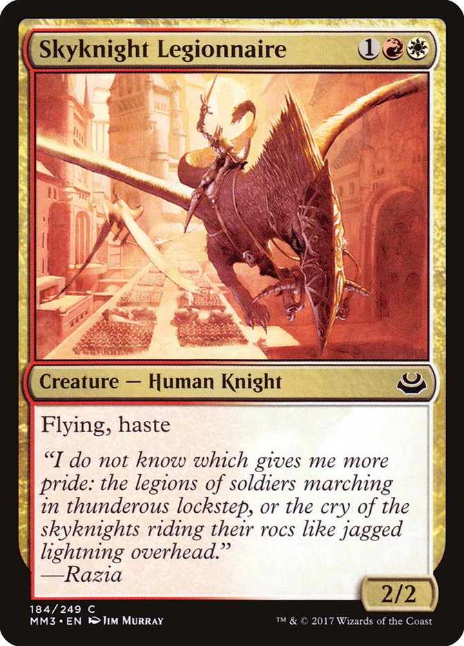 Skyknight Legionnaire [Modern Masters 2017] Foil