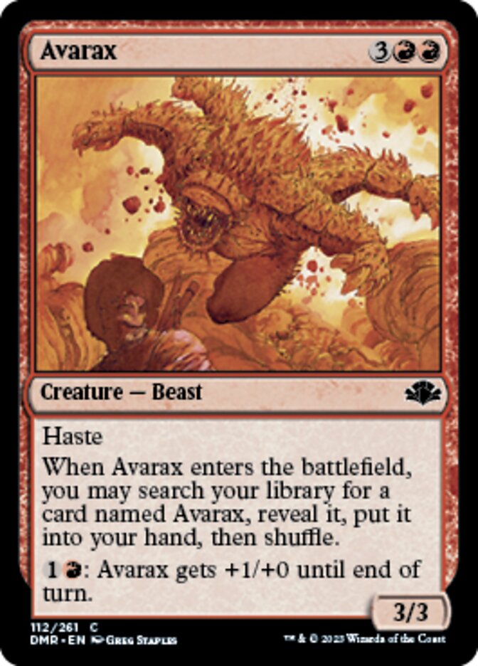 Avarax [Dominaria Remastered] Foil