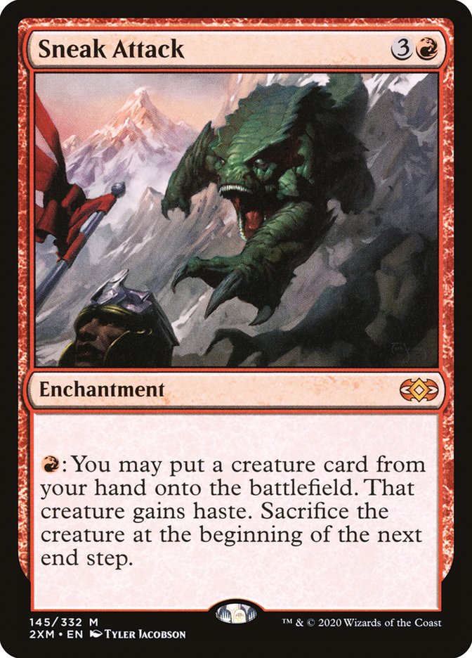 Sneak Attack [Double Masters] Foil