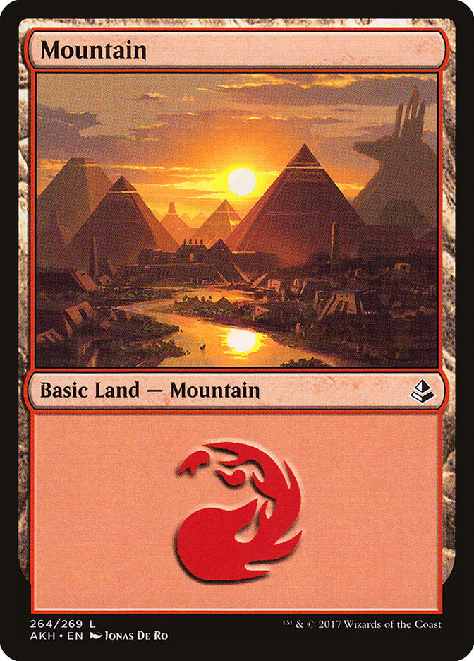Mountain (264) [Amonkhet] Foil