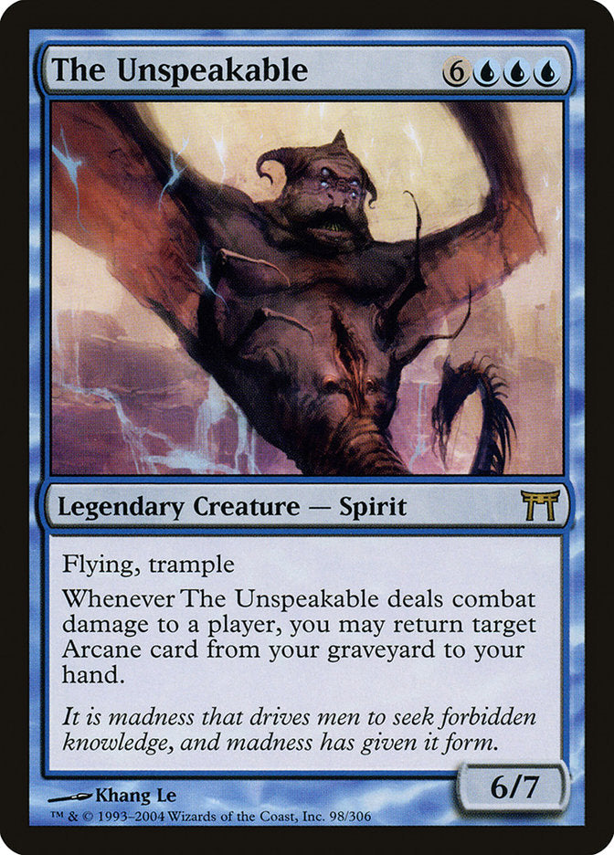 The Unspeakable [Champions of Kamigawa] Foil