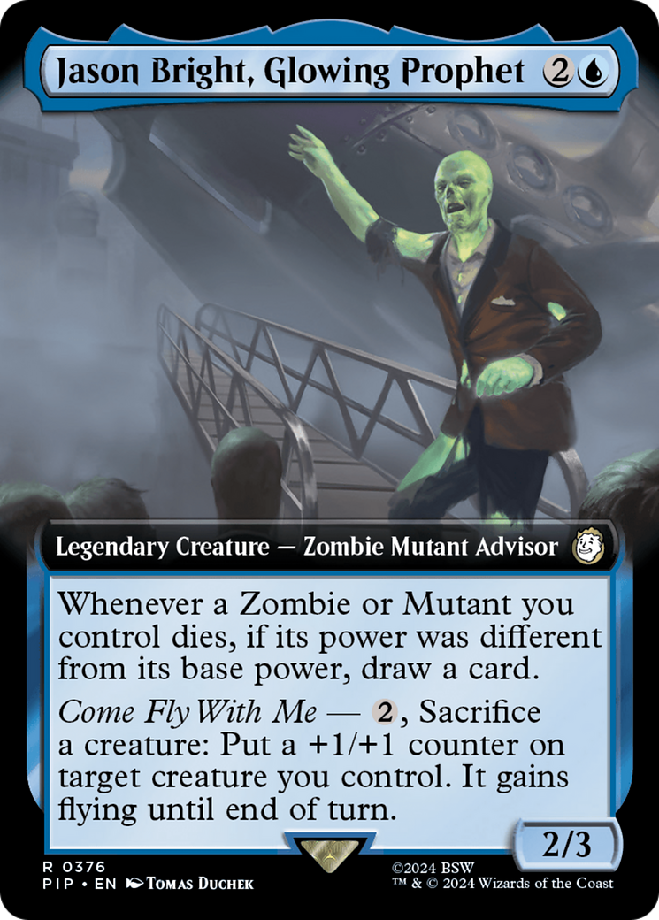 Jason Bright, Glowing Prophet (Extended Art) [Fallout] Foil