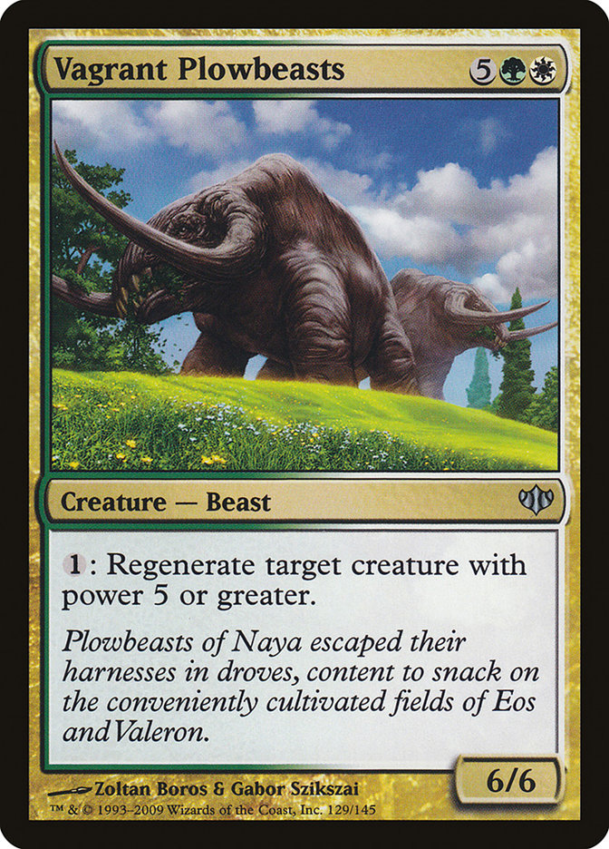 Vagrant Plowbeasts [Conflux] Foil
