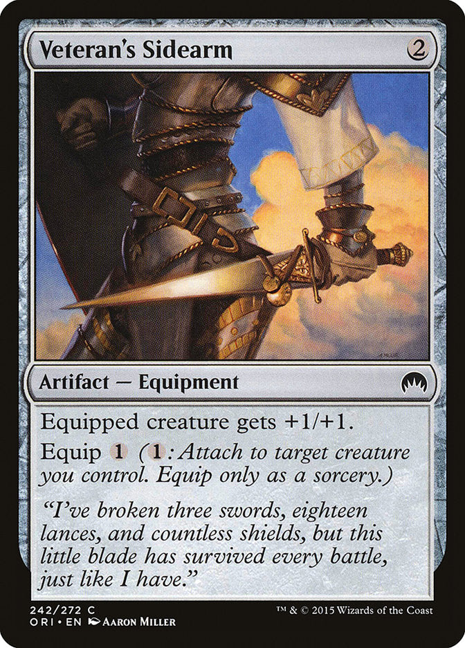 Veteran's Sidearm [Magic Origins] Foil