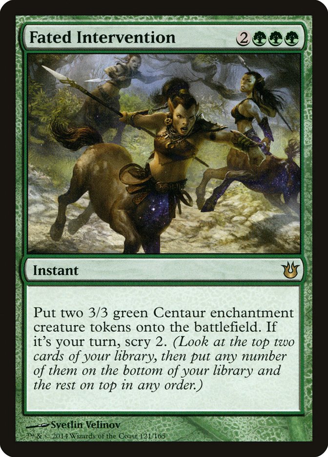 Fated Intervention [Born of the Gods] Foil