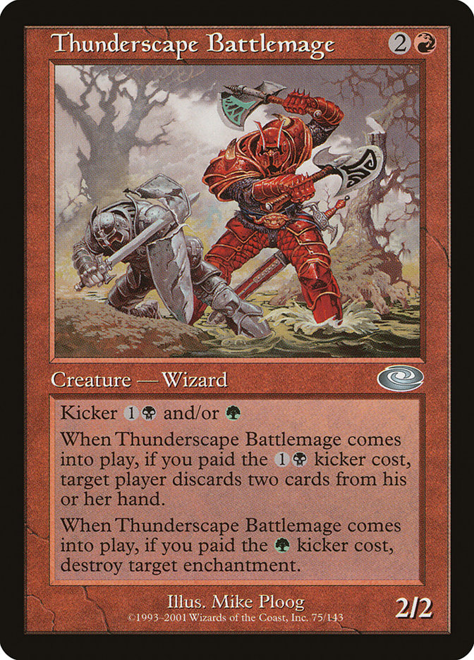 Thunderscape Battlemage [Planeshift] Foil
