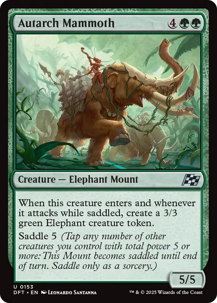 Autarch Mammoth [Aetherdrift] Foil