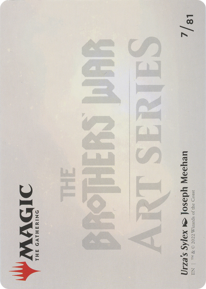 Urza's Sylex // Urza's Sylex  [The Brothers' War Art Series] (Borderless) Foil