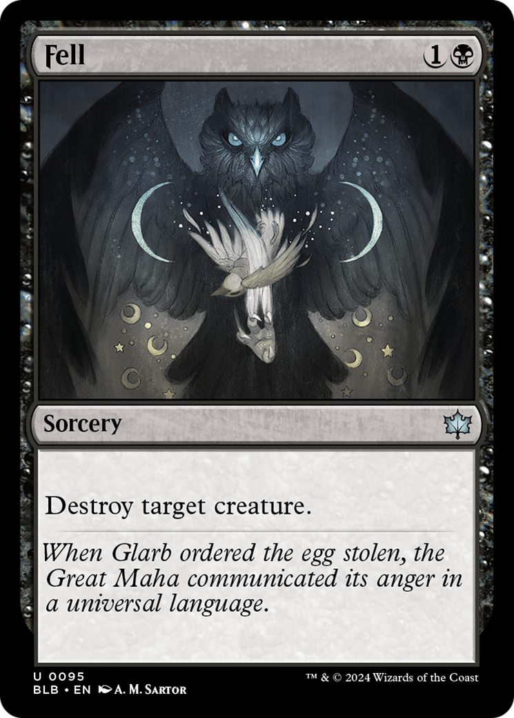 Fell [Bloomburrow] Foil