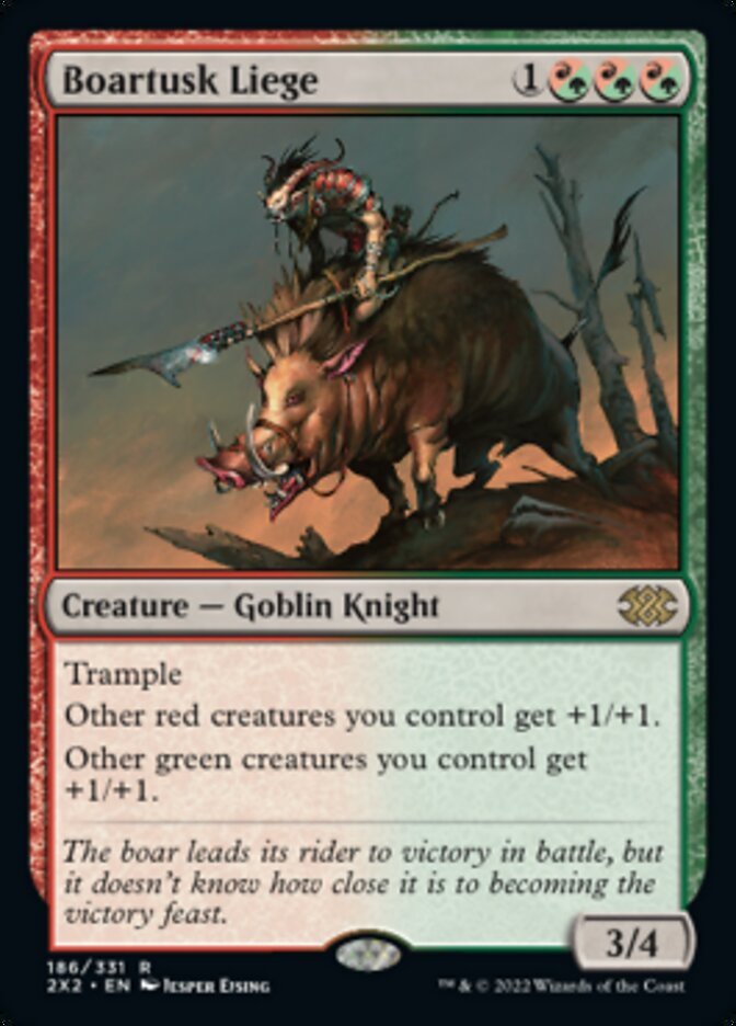 Boartusk Liege [Double Masters 2022] Foil