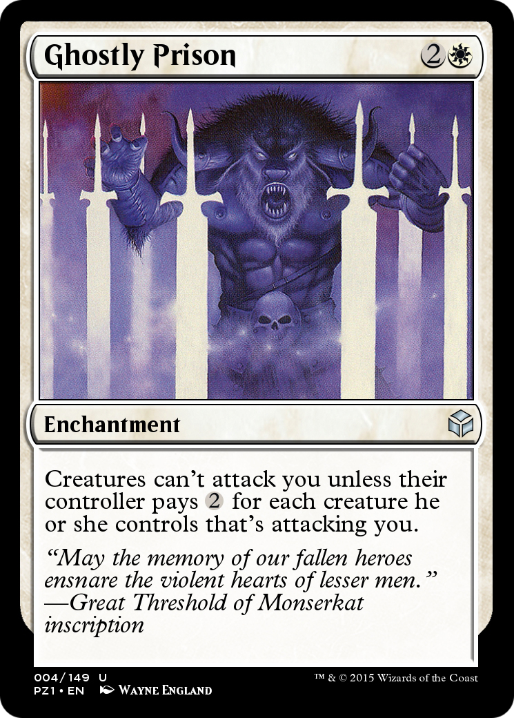 Ghostly Prison  [Legendary Cube Prize Pack] Foil