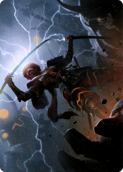 Raiyuu, Storm's Edge // Raiyuu, Storm's Edge  [Neon Dynasty Art Series] (Borderless)