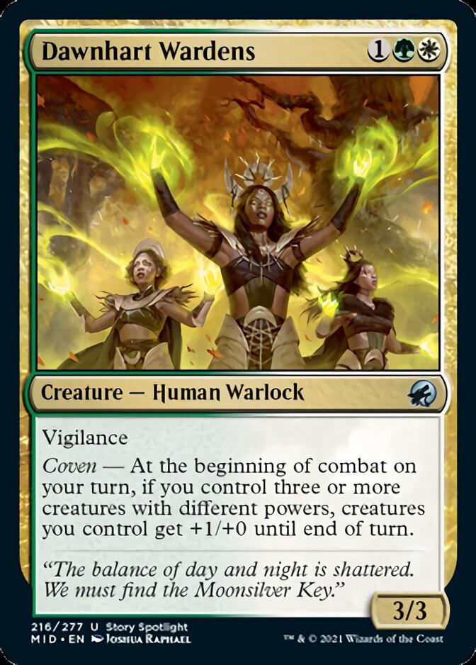 Dawnhart Wardens [Innistrad: Midnight Hunt] Foil