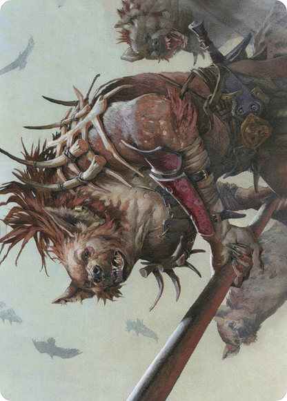 Gnoll Hunter // Gnoll Hunter  [Adventures in the Forgotten Realms Art Series] (Borderless) Foil