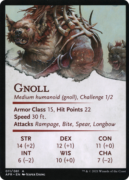 Gnoll Hunter // Gnoll Hunter  [Adventures in the Forgotten Realms Art Series] (Borderless)