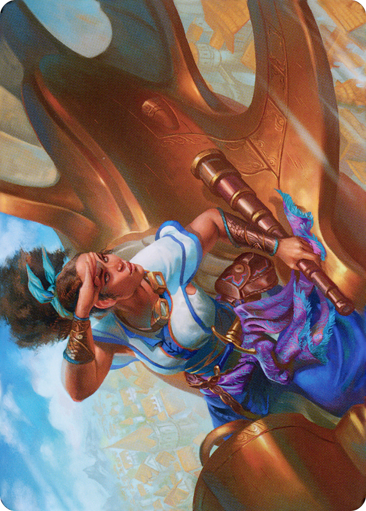 Talas Lookout // Talas Lookout  [Dominaria United Art Series] (Borderless) Foil