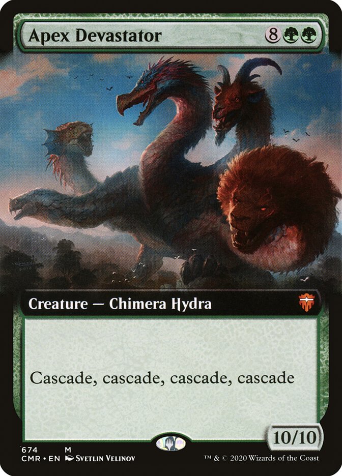 Apex Devastator (Extended Art) [Commander Legends] Foil