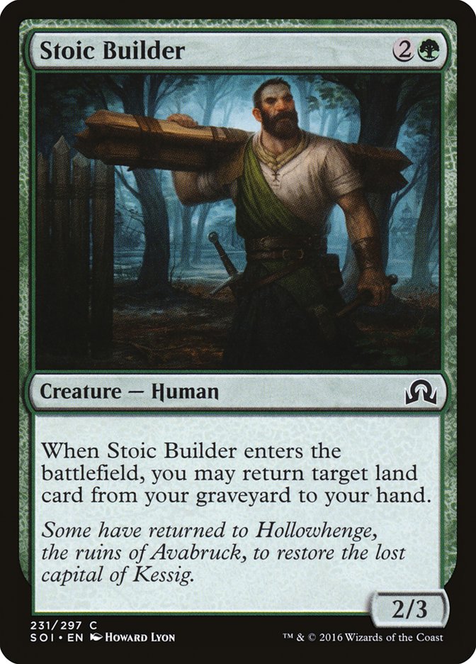 Stoic Builder [Shadows over Innistrad] Foil