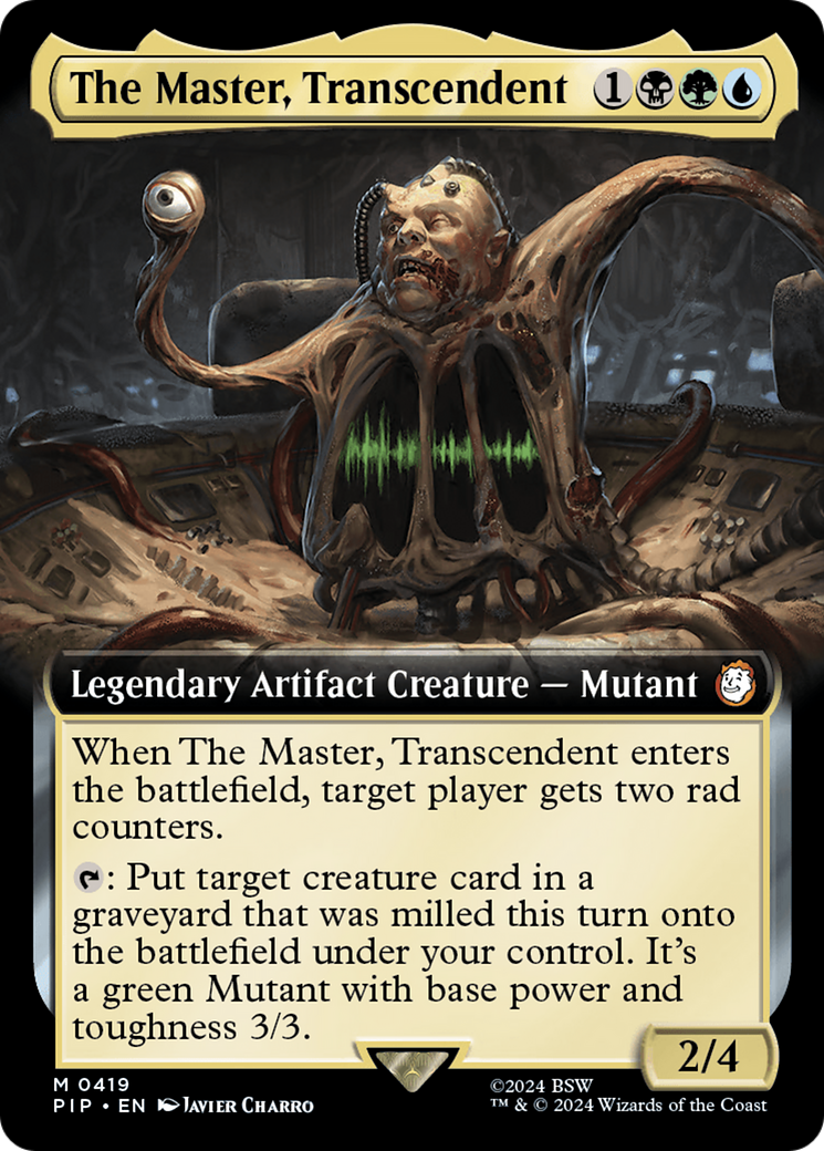 The Master, Transcendent (Extended Art) [Fallout] Foil
