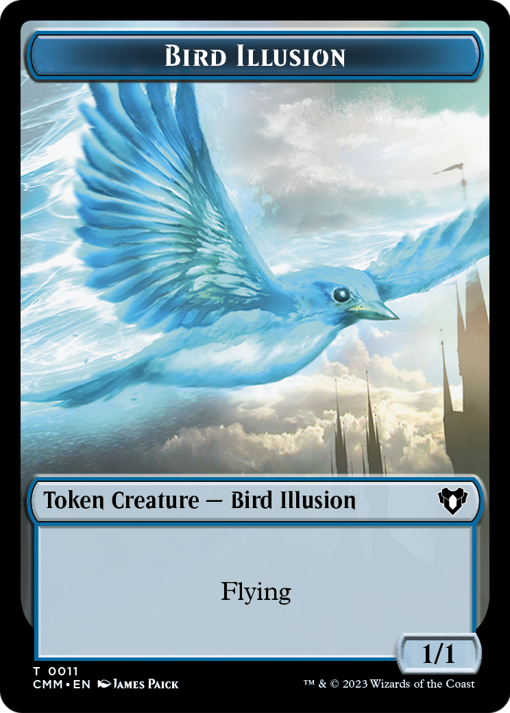 Bird Illusion  [Commander Masters Tokens] Foil