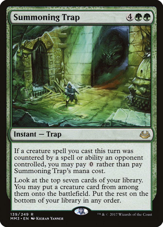 Summoning Trap [Modern Masters 2017] Foil