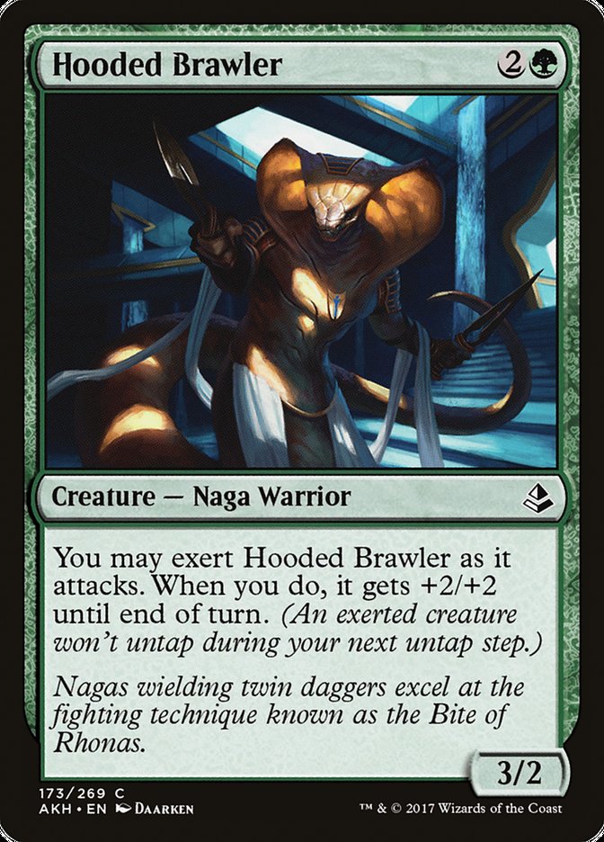 Hooded Brawler [Amonkhet] Foil