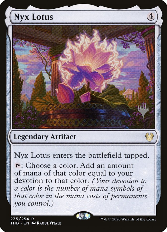 Nyx Lotus (Promo Pack) [Theros Beyond Death Promos] Foil