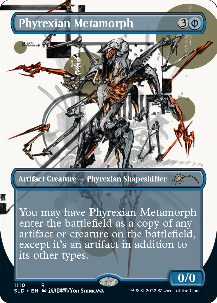 Phyrexian Metamorph (Borderless) [Secret Lair Drop Series] Foil