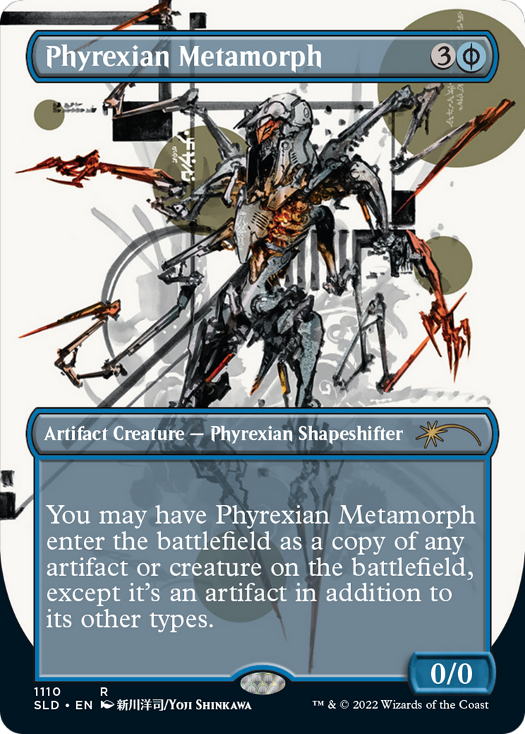 Phyrexian Metamorph (Japanese Borderless) [Secret Lair Drop Series] Foil