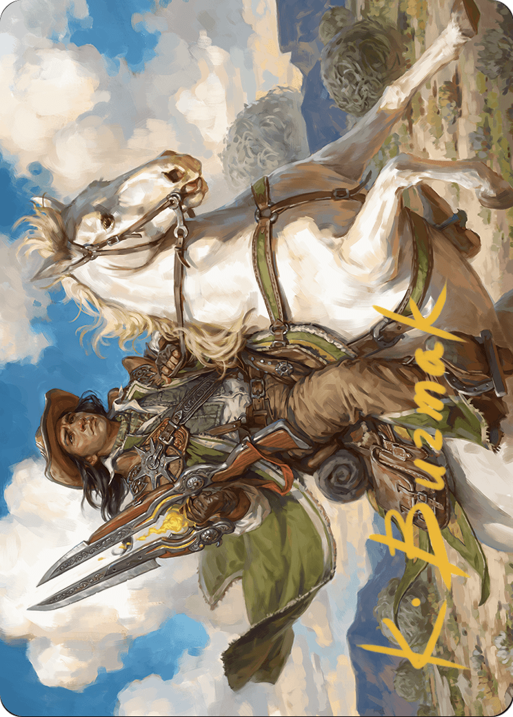Wylie Duke, Atiin Hero // Wylie Duke, Atiin Hero  [Outlaws of Thunder Junction Art Series] (Borderless)
