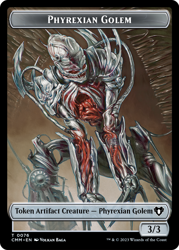 Phyrexian Golem  [Commander Masters Tokens]