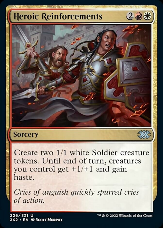 Heroic Reinforcements [Double Masters 2022] Foil
