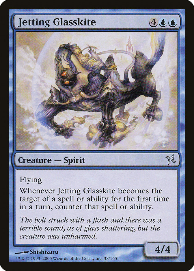 Jetting Glasskite [Betrayers of Kamigawa] Foil